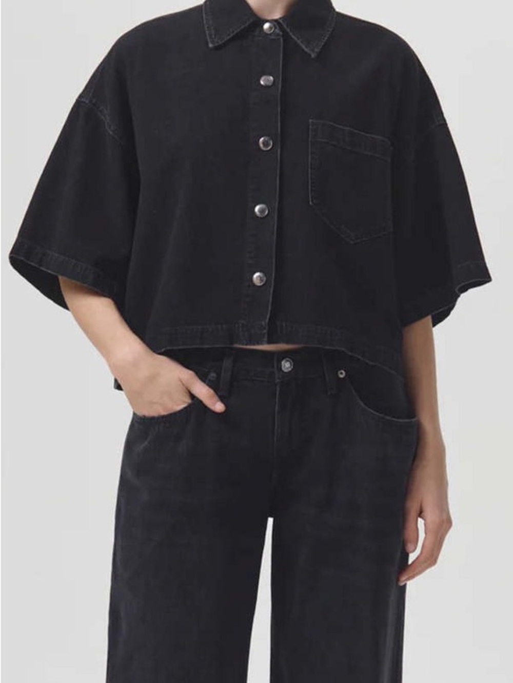 AGOLDE
RONA BOX SHIRT - INTENSE - Picture 2 of 6